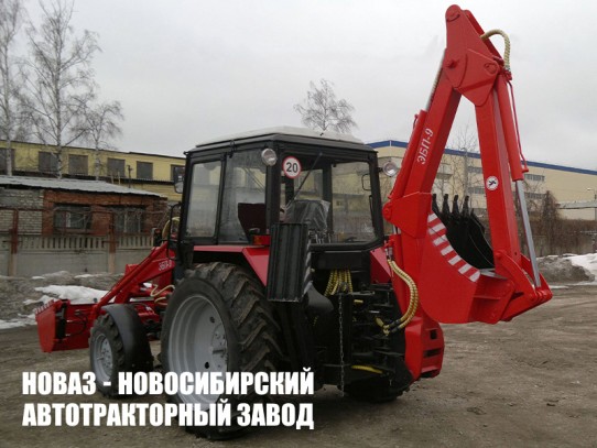 Экскаватор-погрузчик ЭБП-9 Аратор на базе трактора МТЗ Беларус 82.1 (фото 1)