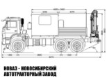 Грузопассажирский автомобиль КАМАЗ 43118 с манипулятором INMAN IM 95 модели 8360 (фото 2)