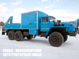 Грузопассажирский автомобиль Урал 4320 с манипулятором INMAN IM 55 модели 8102