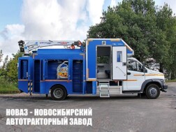 Передвижная авторемонтная мастерская ГАЗон NEXT C41R33 с манипулятором Cobra 5500 до 2,3 тонны с доставкой по всей России