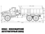 Самосвал Урал NEXT 4320-6951-72 грузоподъёмностью 9,2 тонны с кузовом 12 м³ модели 3631 (фото 3)