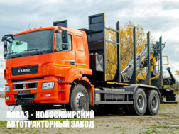 Лесовоз КАМАЗ 6580 с манипулятором ВЕЛМАШ VM10L74 до 3,1 тонны модели 237102