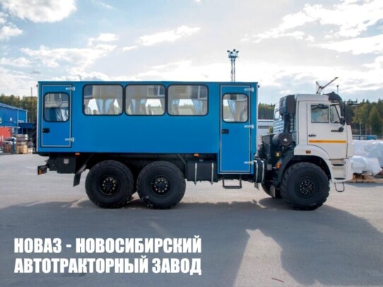 Вахтовый автобус вместимостью 22 места на базе КАМАЗ 43118 модели 7360 (фото 1)