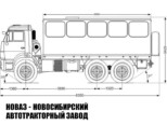 Вахтовый автобус вместимостью 22 места на базе КАМАЗ 43118 модели 7360 (фото 4)