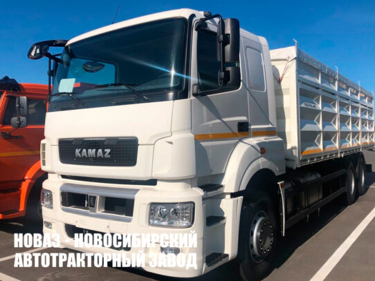 Зерновоз КАМАЗ 65207-85002-87 грузоподъёмностью 13,6 тонны с кузовом от 30,3 до 37,5 м³ (фото 1)