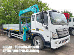 Бортовой автомобиль Foton S120 с краном‑манипулятором HKTC HLC-5014 до 5,5 тонны с доставкой по всей России