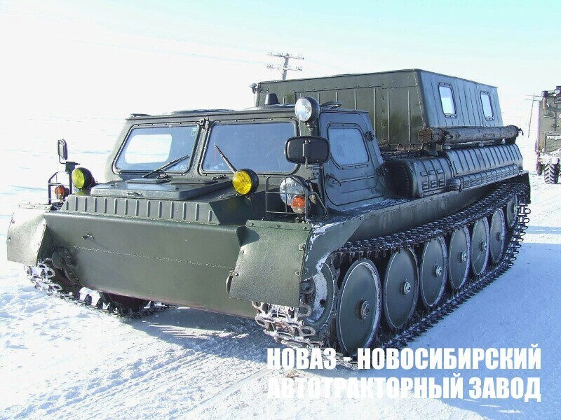 Гусеничный снегоболотоход ГАЗ-34039-22 и спецтехника на его базе