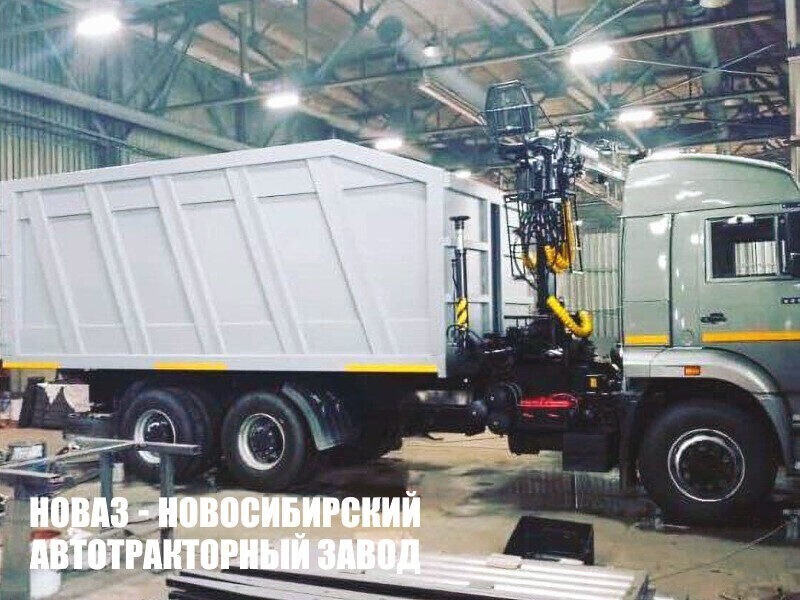 Ломовоз КАМАЗ 65115-773962-50 с манипулятором МАЙМАН-110S (ММ-110) до 3,7 тонны