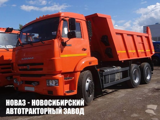 Самосвал КАМАЗ 65115-706058-48 грузоподъёмностью 15 тонн с кузовом 10 м³