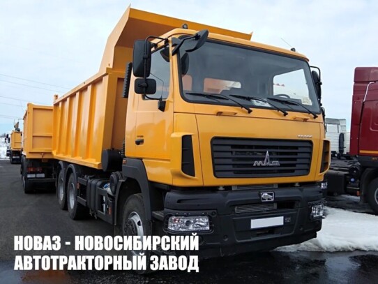 Самосвал МАЗ 650128-570-000 грузоподъёмностью 19,7 тонны с кузовом 20 м³