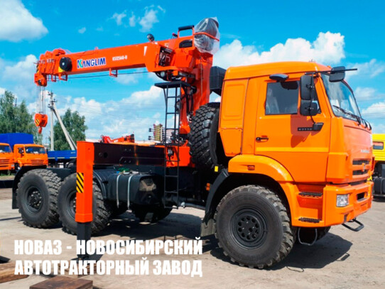 Седельный тягач КАМАЗ 43118 с манипулятором Kanglim KS1256G-II до 7 тонн (фото 1)