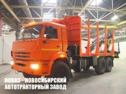 Лесовоз с манипулятором МАЙМАН‑110S до 3,7 тонны на базе КАМАЗ 43118