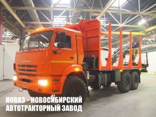 Сортиментовоз с манипулятором МАЙМАН-110S до 3,7 тонны на базе КАМАЗ 43118 (фото 1)