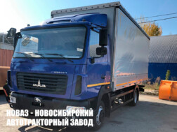 Тентованный фургон МАЗ 4371С0‑540‑000 Зубрёнок грузоподъёмностью 4,4 тонны с кузовом 6200х2550х2600 мм