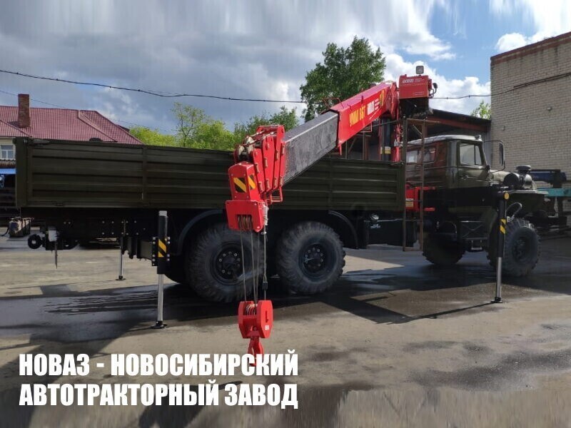 Бортовой грузовик Урал 4320 с краном манипулятором УММ-86Т до 8 тонн