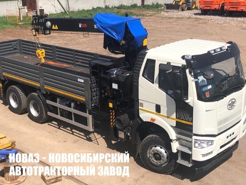 Бортовой грузовик FAW 3250 с краном манипулятором HIAB 160TM-6 до 6,5 тонны