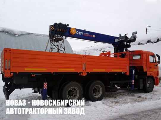 Бортовой автомобиль КАМАЗ 65115 с манипулятором DongYang SS1926 до 7,4 тонны