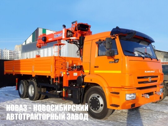 Бортовой автомобиль КАМАЗ 65115 с манипулятором Kanglim KS1256G-II до 7 тонн (фото 1)