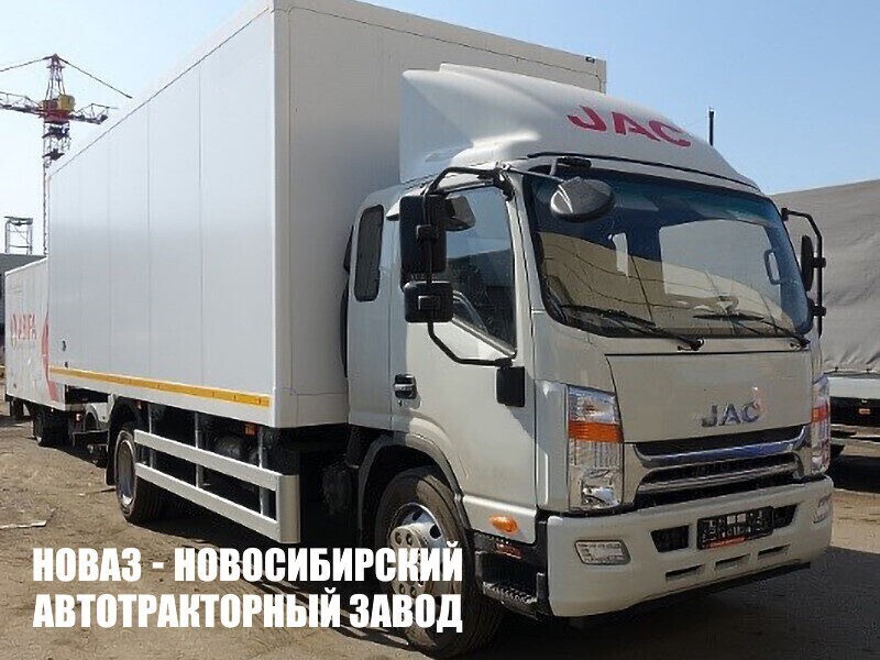 Изотермический фургон JAC N120L с кузовом до 7,9 тонны габаритами 7400х2600х2500 мм