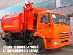 Мусоровоз КО-449-19 объёмом 15,5 м³ с боковой загрузкой кузова на базе КАМАЗ 43253