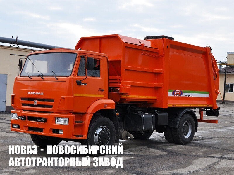 Мусоровоз МК-4553-06 объёмом 17 м³ с боковой загрузкой на базе КАМАЗ 53605