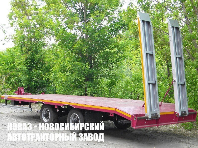 Полуприцеп трал 8358.010-04-М грузоподъёмностью платформы 9 тонн