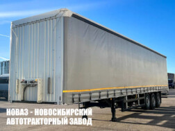 Шторный полуприцеп ТЗА 588510-0300200-08 грузоподъёмностью 32 тонн с кузовом 13620х2480х2700 мм с доставкой по всей России