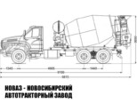Автобетоносмеситель Tigarbo объёмом 7 м³ на базе Урал NEXT 73945-01 модели 8393 (фото 2)
