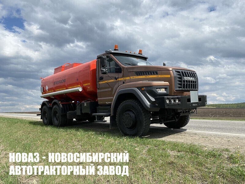 Бензовоз объёмом 17 м³ с 3 секциями цистерны на базе Урал NEXT 73945-01 модели 5999 ДОПОГ