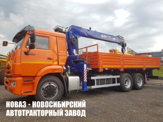 Бортовой автомобиль КАМАЗ 65115 с манипулятором DongYang SS1926 II до 7 тонн