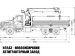 Бортовой автомобиль Урал NEXT 73945 с манипулятором INMAN IT 150 до 7,1 тонны модели 8392 (фото 2)