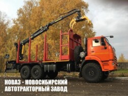 Лесовоз 659108‑0042039‑66 с манипулятором ВЕЛМАШ VM10L74 до 3,1 тонны на базе КАМАЗ 43118