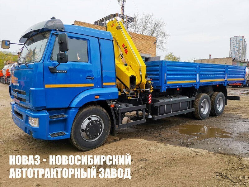 Бортовой автомобиль КАМАЗ 65117 с манипулятором Hyva HB 230 E2 до 9,4 тонны (Фото 1)