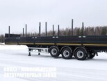 Бортовой полуприцеп ТОНАР B3-13/K 9888 грузоподъёмностью 31,6 тонны с кузовом 13660х2480х780 мм (фото 3)