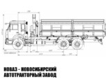 Самосвал КАМАЗ 65115 грузоподъёмностью 10 тонн с манипулятором Fassi F155A.0.22 до 6,2 тонны (фото 4)