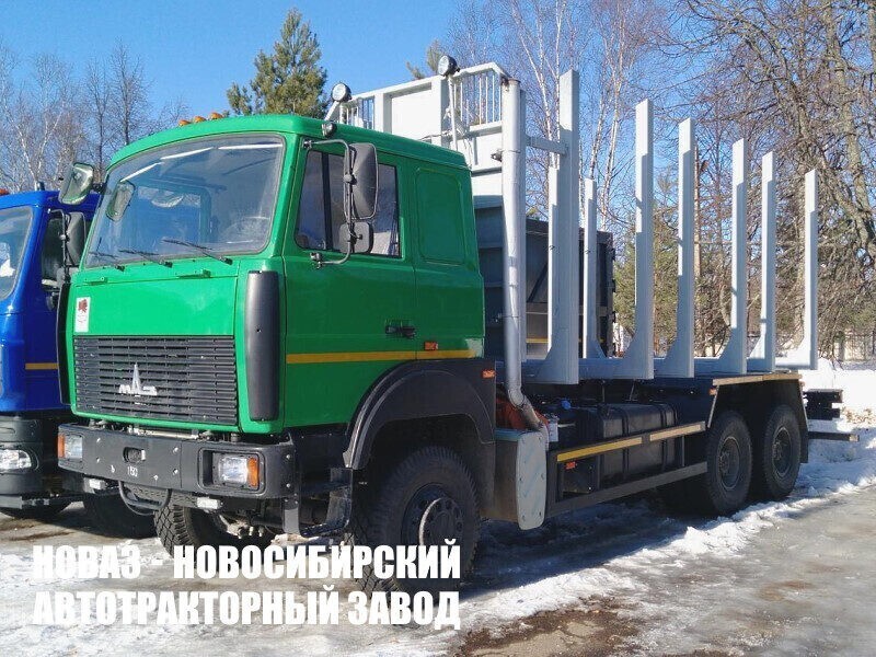 Сортиментовоз МАЗ 6317F9-544-000 грузоподъёмностью платформы 15 тонн