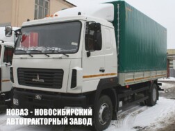 Тентованный фургон МАЗ 534026-8520-000 грузоподъёмностью 10 тонн с кузовом 6150х2480х2540 мм с доставкой по всей России