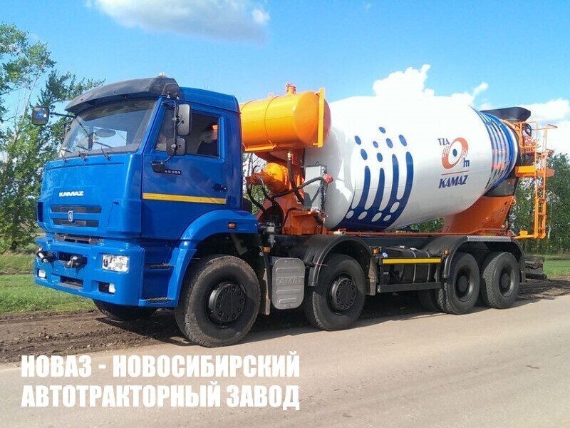Автобетоносмеситель 5814V2 объёмом 12 м³ перевозимой смеси на базе КАМАЗ 65201