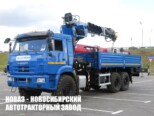 Бортовой автомобиль КАМАЗ 43118 с манипулятором КМУ-150 Галичанин до 6,6 тонны с буром (фото 1)