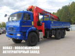Бортовой автомобиль КАМАЗ 43118 с манипулятором TAURUS 086А до 8 тонн с буром (фото 1)