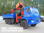 Бортовой автомобиль КАМАЗ 43118 с манипулятором TAURUS 086А до 8 тонн с буром (фото 2)