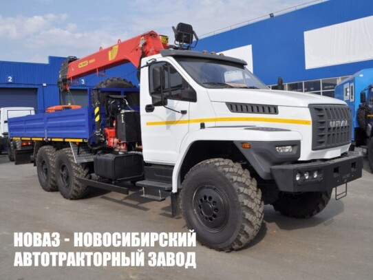Бортовой автомобиль Урал NEXT 4320 с манипулятором INMAN IT 180 до 7,2 тонны модели 7418 (фото 1)