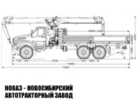 Бортовой автомобиль Урал NEXT 4320 с манипулятором INMAN IT 180 до 7,2 тонны модели 7418 (фото 2)