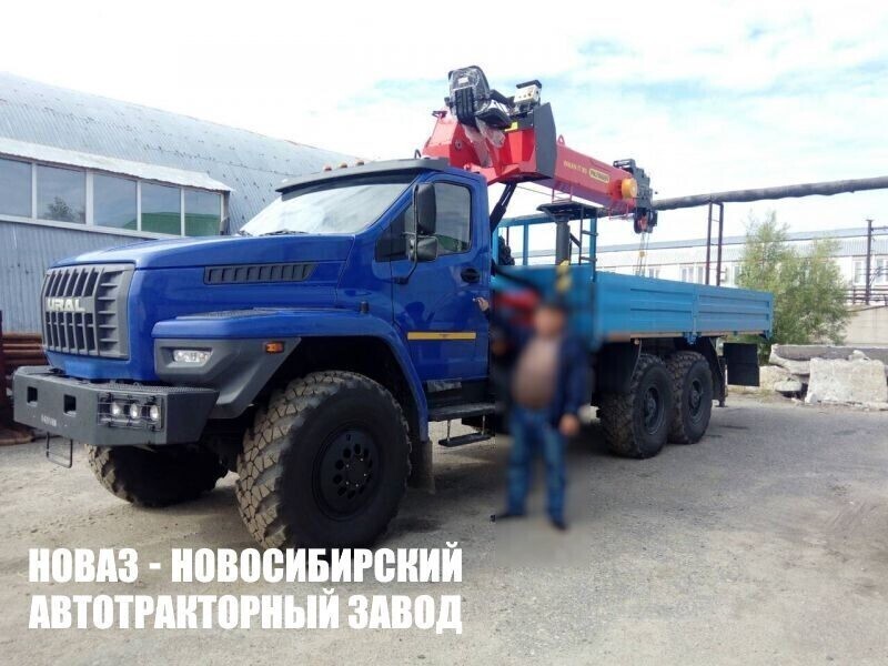 Бортовой грузовик Урал NEXT 4320 с краном манипулятором INMAN IT 180 до 7,2 тонны модели 7877