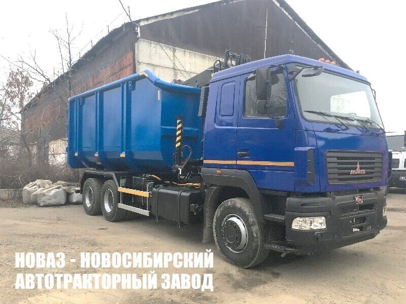 Ломовоз МАЗ 6312С3-587-011 с краном манипулятором МАЙМАН-110S (ММ-110) до 3,7 тонны модели 4059