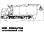 Ломовоз МАЗ 6312С3-587-011 с манипулятором МАЙМАН-110S (ММ-110) до 3,7 тонны модели 112237 (фото 2)