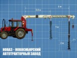 Многофункциональный трактор ДВИНА 3200.8 с манипулятором, буром и сертифицированной люлькой с доставкой по всей России (фото 9)