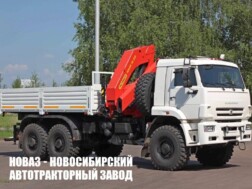 Бортовой автомобиль КАМАЗ 43118 с краном‑манипулятором INMAN IM 320 грузоподъёмностью 8,5 тонны