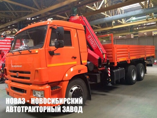 Бортовой автомобиль КАМАЗ 65115 с манипулятором Fassi F215A.0.22 до 9,2 тонны (фото 1)