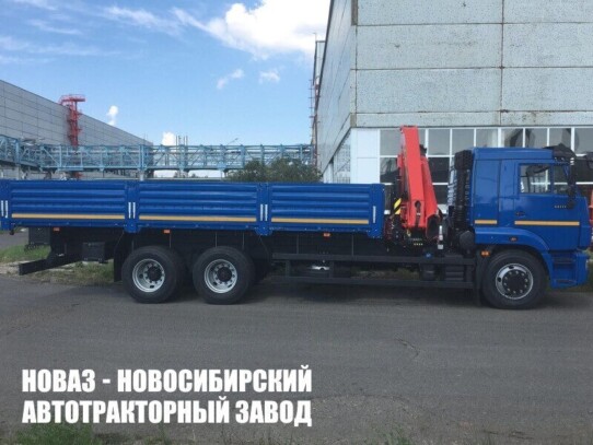 Бортовой автомобиль КАМАЗ 65117 с манипулятором INMAN IM 320 до 8,5 тонны